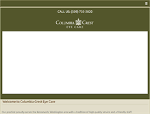 Tablet Screenshot of columbiacresteyecare.com